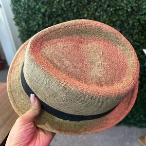 BDG Tan Fedora with Black Interior